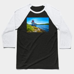 Squirrel Point Light Arrowsic Maine Baseball T-Shirt